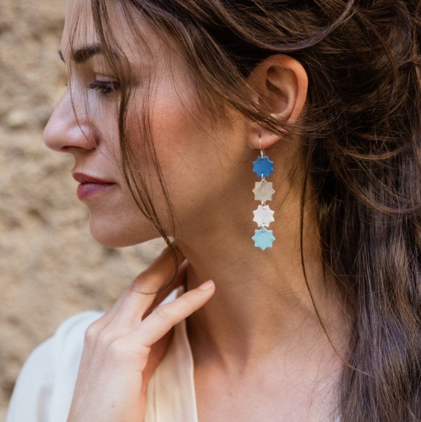 Pendientes Estrella largos