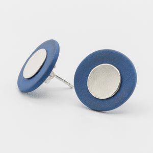 Button earring